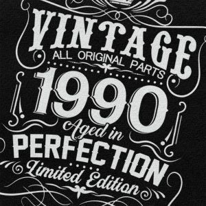 T-Shirt 1990 anniversaire annee de naissance – Creer Son T-Shirt T-Shirt 1990 anniversaire annee de naissance – Creer Son T-Shirt