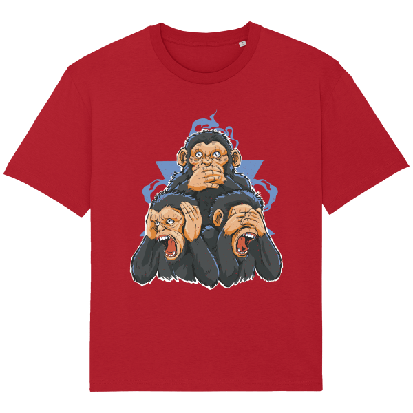 T-Shirt 3 singes Ample Unisexe – Creer Son T-Shirt