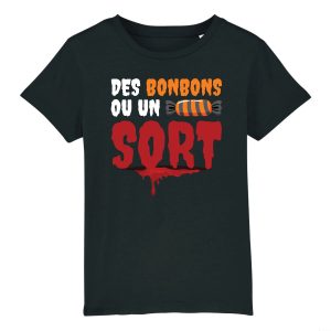 T-Shirt Enfant Des bonbons ou un sort 3 T Shirt Enfant Des bonbons ou un sort 2265 3