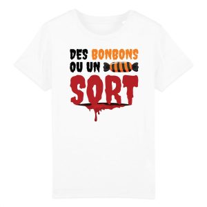 T-Shirt Enfant Des bonbons ou un sort 4 T Shirt Enfant Des bonbons ou un sort 2265 4