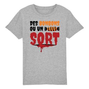 T-Shirt Enfant Des bonbons ou un sort 6 T Shirt Enfant Des bonbons ou un sort 2265 6