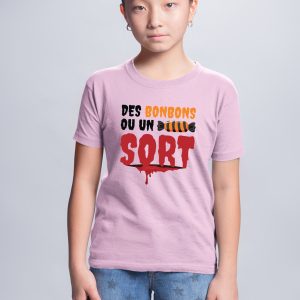 T-Shirt Enfant Des bonbons ou un sort 7 T Shirt Enfant Des bonbons ou un sort 2265 7