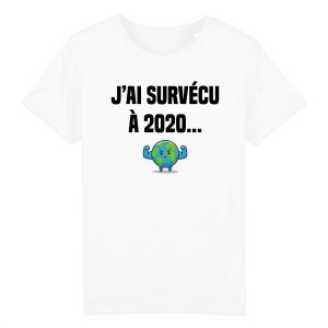 T-Shirt Enfant J’ai survecu a 2020 T-Shirt Enfant J’ai survecu a 2020