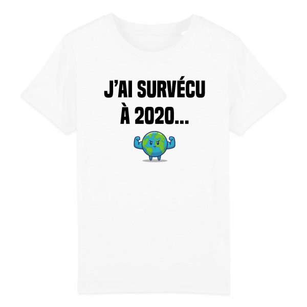 T-Shirt Enfant J’ai survecu a 2020
