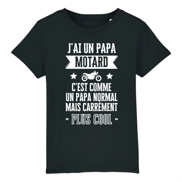 T-Shirt Enfant J’ai un papa motard