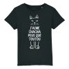 T-Shirt Enfant J’aime chacha plus que toutou