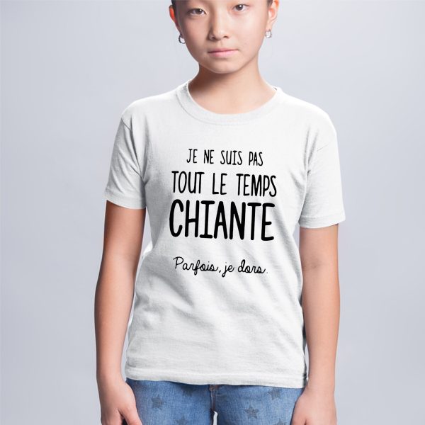 T-Shirt Enfant Je ne suis pas chiante