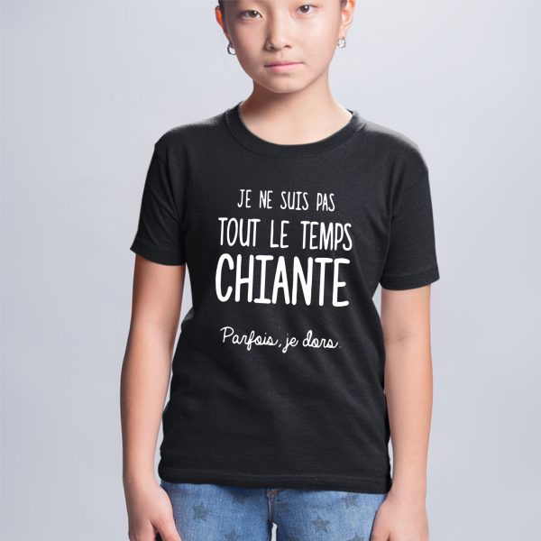 T-Shirt Enfant Je ne suis pas chiante