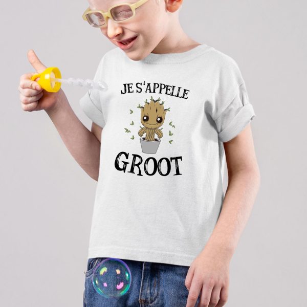 T-Shirt Enfant Je s’appelle Groot