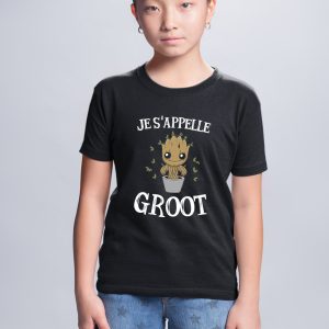 T-Shirt Enfant Je s'appelle Groot 1 T Shirt Enfant Je sappelle Groot 2510 2