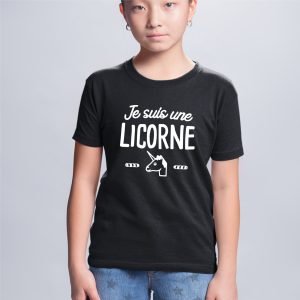 T-Shirt Enfant Je suis une licorne
