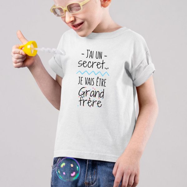 T-Shirt Enfant Je vais etre grand frere