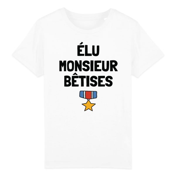 T-Shirt Elu monsieur betises