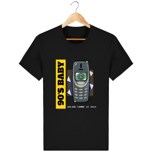 T-shirt 90s Solide comme un 3310 – Creer Son T-Shirt T-shirt 90s Solide comme un 3310 – Creer Son T-Shirt