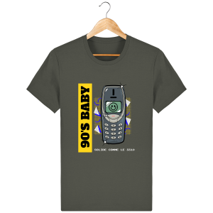 T-shirt 90s Solide comme un 3310 – Creer Son T-Shirt T-shirt 90s Solide comme un 3310 – Creer Son T-Shirt