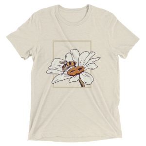 T-shirt Abeille butine une fleur