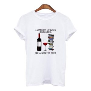 T shirt Alcool et livres femme Crer Son T Shirt 1