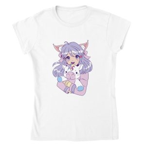 T-shirt Anime Girl Licorne