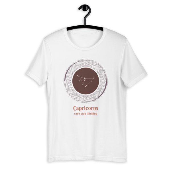 T-shirt Astro Capricorne – Capricorns Can’t stop thinking