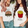 T-shirt BFF Burger frites Best Friends