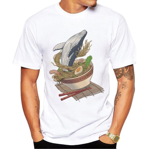 T-shirt Baleine Ramen – Creer Son T-Shirt