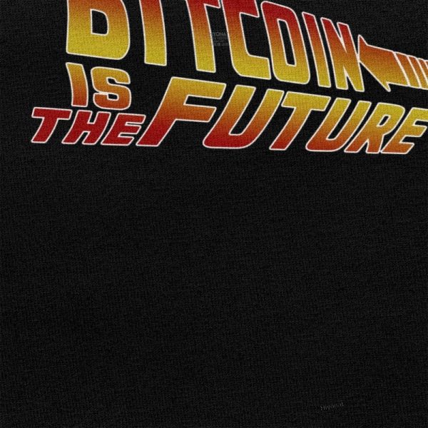 T-shirt Bitcoin Parodie Retour vers le Future