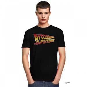 T-shirt Bitcoin Parodie Retour vers le Future 2 T shirt Bitcoin Parodie Retour vers le Futur Crer Son T Shirt 4