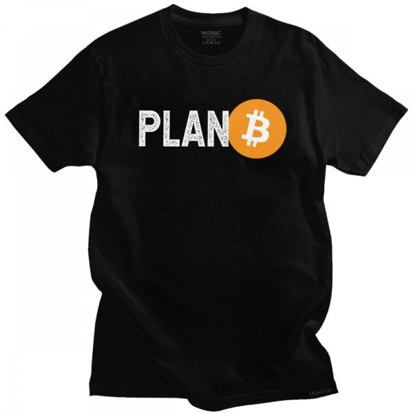 T-shirt Bitcoin Plan B – Tee shirt Coton