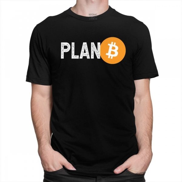 T-shirt Bitcoin Plan B – Tee shirt Coton