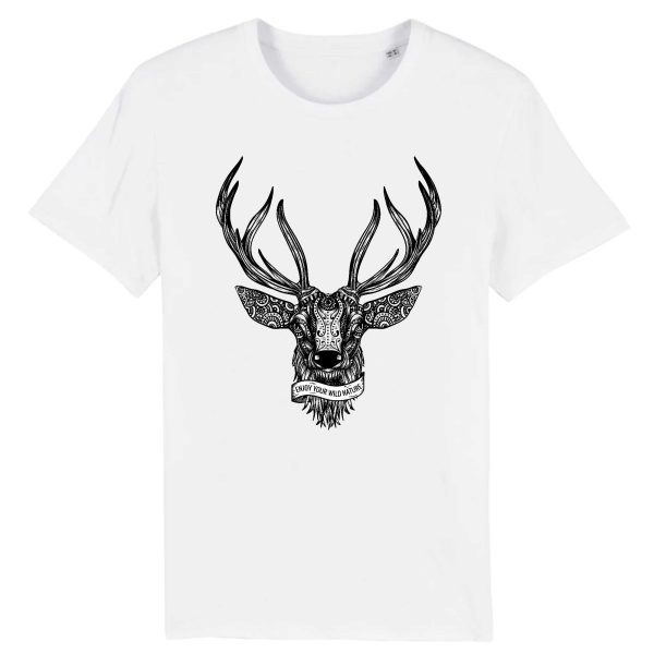 T-shirt Cerf Wild Nature – Creer Son T-Shirt