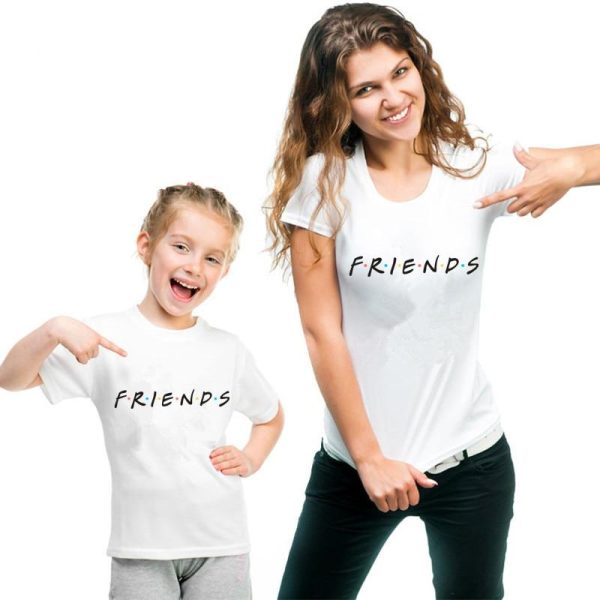 T-shirt assorti mere fille ou fils Friends