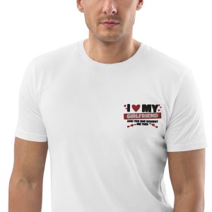 T-shirt brode I love my girlfriend T-shirt brode I love my girlfriend