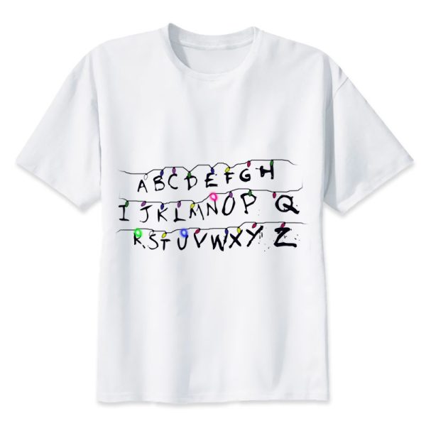 Tee shirt Stranger Things – Guirlande Alphabet