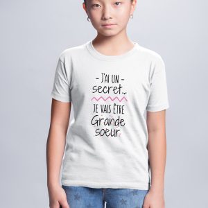 T Shirt Enfant Je vais tre grande soeur 2068 1