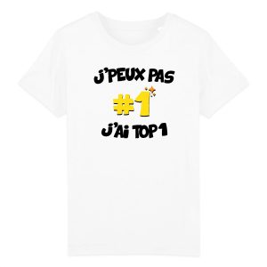 T-Shirt Enfant J'peux pas j'ai TOP1 1 T Shirt Enfant Jpeux pas jai TOP1 3903 4