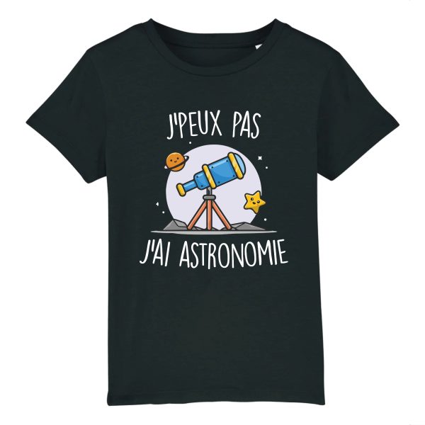 T-Shirt Enfant J’peux pas j’ai astronomie