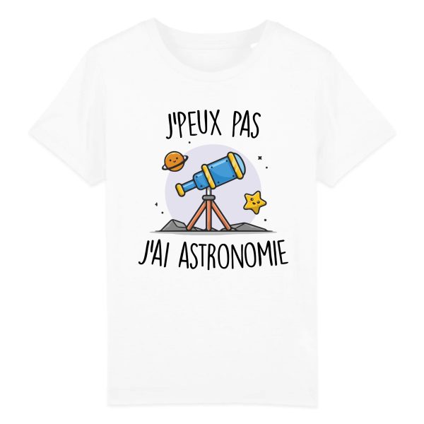 T-Shirt Enfant J’peux pas j’ai astronomie