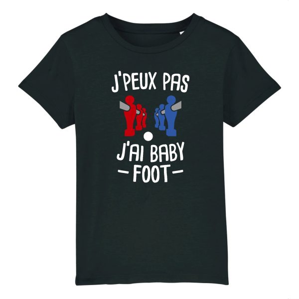 T-Shirt Enfant J’peux pas j’ai baby-foot