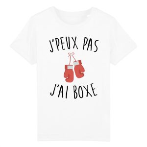 T-Shirt Enfant J’peux pas j’ai boxe