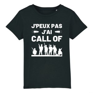 T Shirt Enfant Jpeux pas jai call of 5834 3