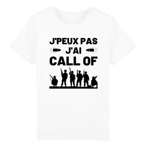T-Shirt Enfant J'peux pas j'ai call of 1 T Shirt Enfant Jpeux pas jai call of 5834 4