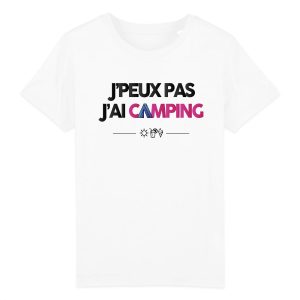 T-Shirt Enfant J’peux pas j’ai camping