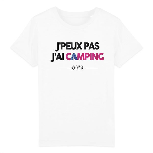 T-Shirt Enfant J’peux pas j’ai camping
