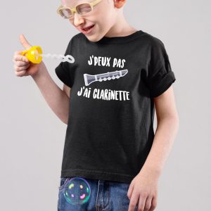 T-Shirt Enfant J’peux pas j’ai clarinette