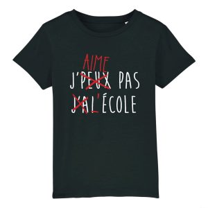 T Shirt Enfant Jpeux pas jai cole 9913 3