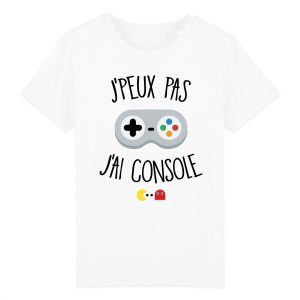 T-Shirt Enfant J'peux pas j'ai console 1 T Shirt Enfant Jpeux pas jai console 7128 4