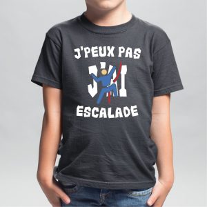 T-Shirt Enfant J'peux pas j'ai escalade 1 T Shirt Enfant Jpeux pas jai escalade 2616 2