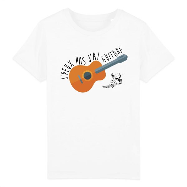 T-Shirt Enfant J’peux pas j’ai guitare