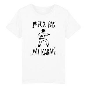 T-Shirt Enfant J’peux pas j’ai karate