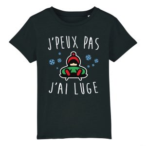 T-Shirt Enfant J’peux pas j’ai luge